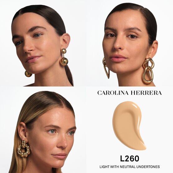 CAROLINA HERRERA NUDE COUTURE TRIPLE MOISTURE SERUM FOUNDATION L260 30 ML